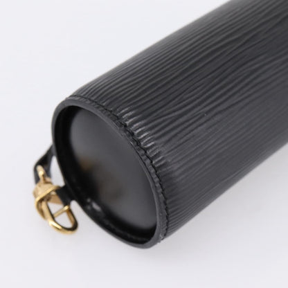 Louis Vuitton Soufflot Pochette Epi Leather, Black, Leather, Clutch