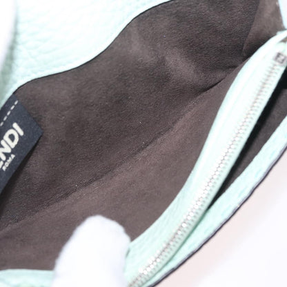 Fendi Selleria Peekaboo Leather, Green, Leather, Wallet