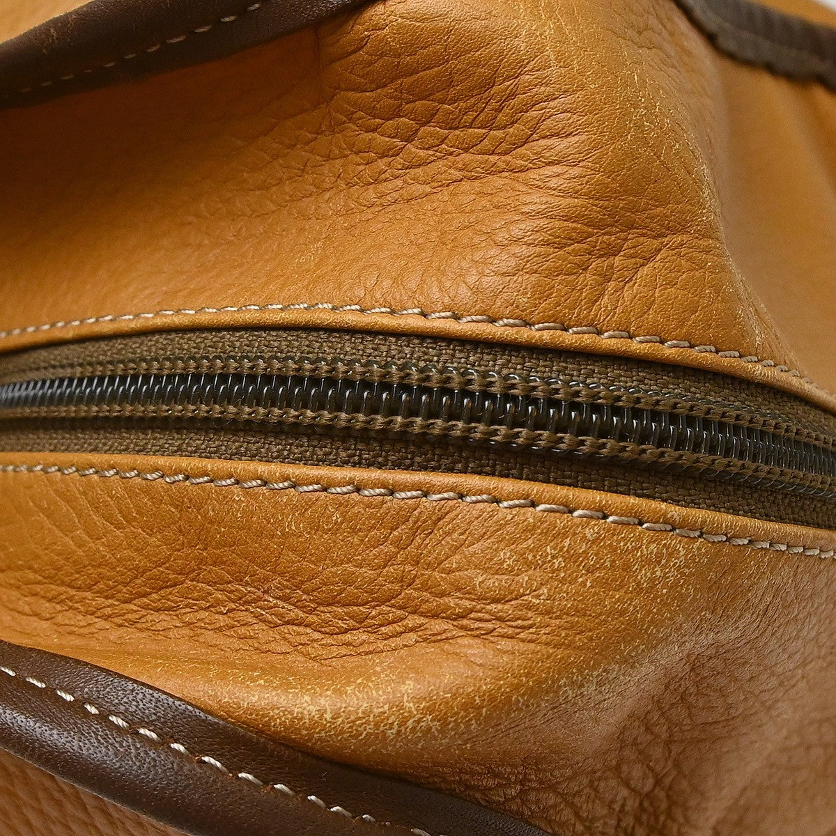 Loewe Amazona Leather, Brown, Leather, Handbag