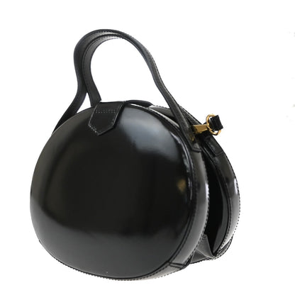 Loewe Anagram Leather, Black, Patent Leather, Tote Bag