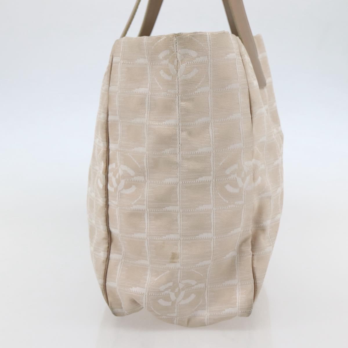 Chanel Travel Line Tote Nylon, Beige, Nylon, Tote bag