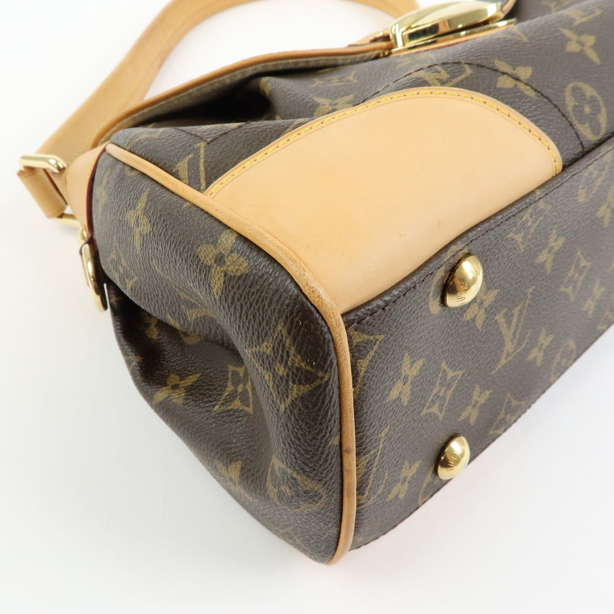 Louis Vuitton Beverly Monogram Canvas, Brown, Canvas, Handbag