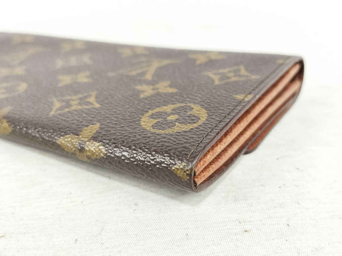 Louis Vuitton Porte Tresor International Monogram Canvas, Brown, Canvas, Wallet