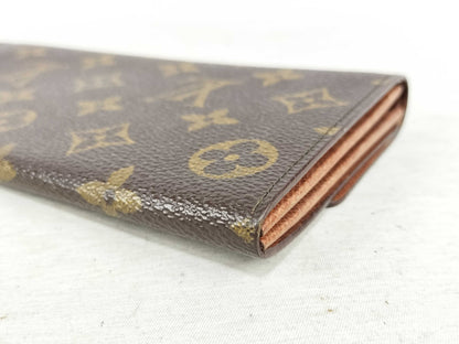 Louis Vuitton Porte Tresor International Monogram Canvas, Brown, Canvas, Wallet