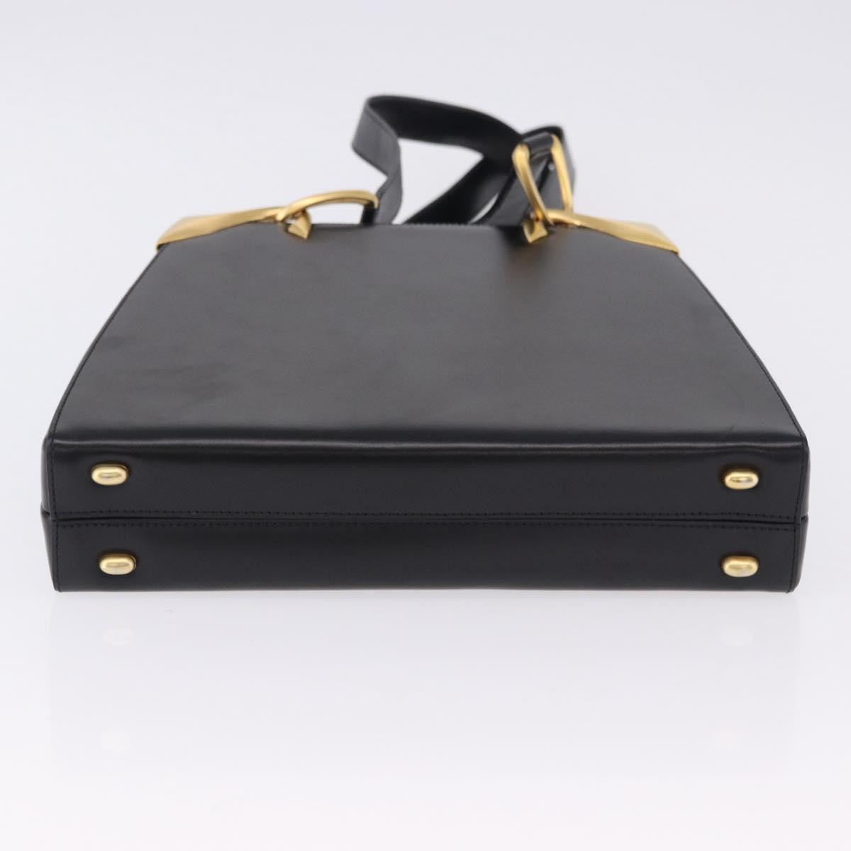 Celine Vintage Leather, Black, Leather, Shoulder Bag