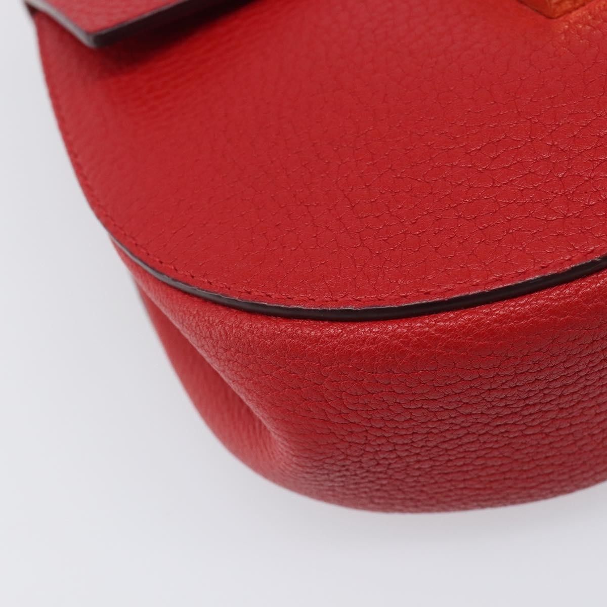 Chloe Drew Leather, Red, Leather, Crossbody Bag