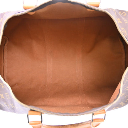 Louis Vuitton Keepall Canvas, Brown, Canvas, Travel Bag