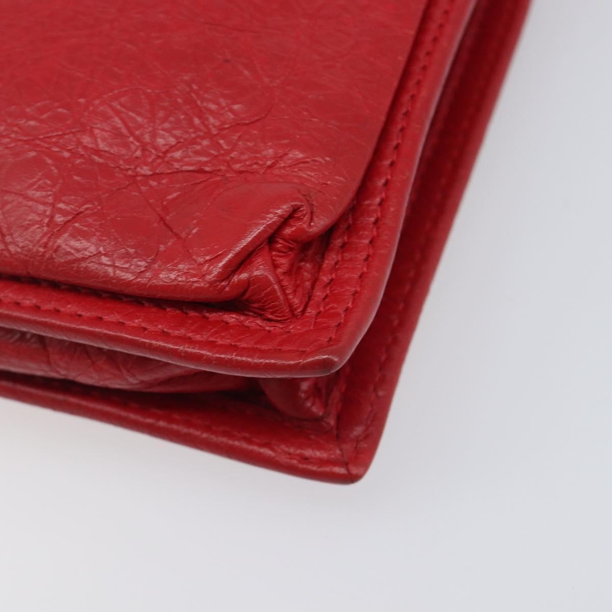 Balenciaga Explorer Leather, Red, Leather, Crossbody Bag