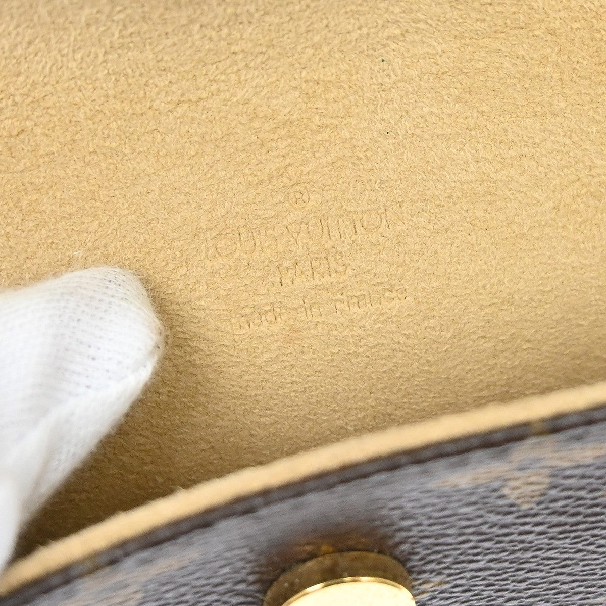 Louis Vuitton Florentine Pochette Monogram Canvas, Brown, Canvas, Clutch