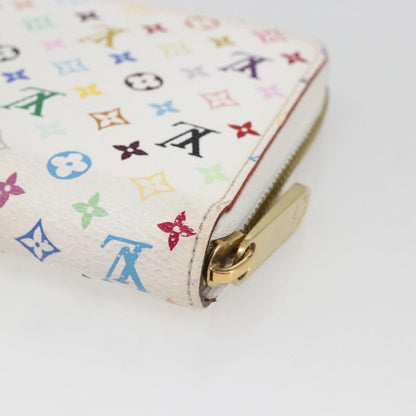 Louis Vuitton Zippy Wallet NM Murakami Multicolor White, Multicolour, Canvas, Wallet