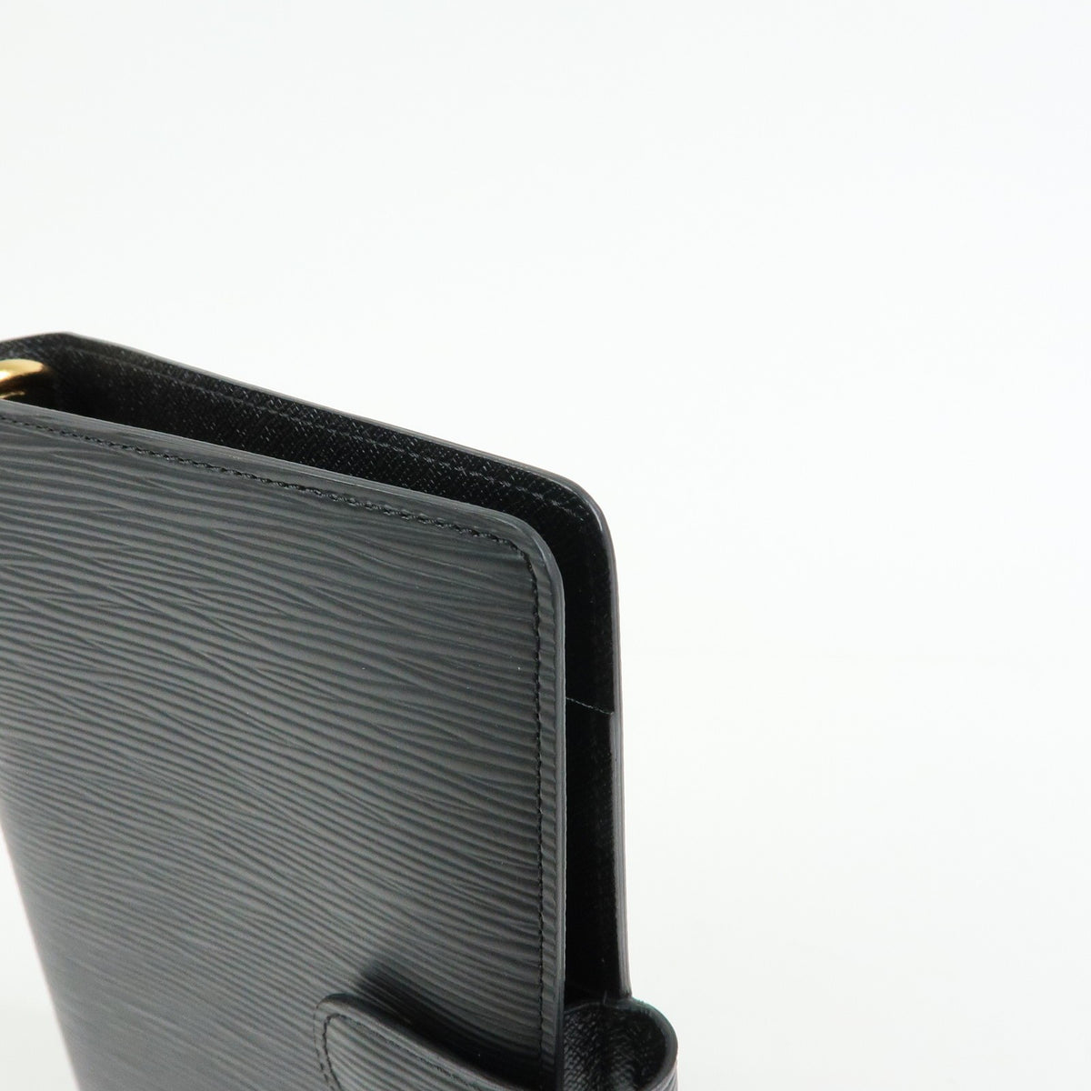 Louis Vuitton Ring Agenda Cover Epi Leather, Black, Leather, Briefcase