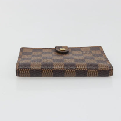 Louis Vuitton Ring Agenda Cover Damier, Brown, Canvas, Briefcase