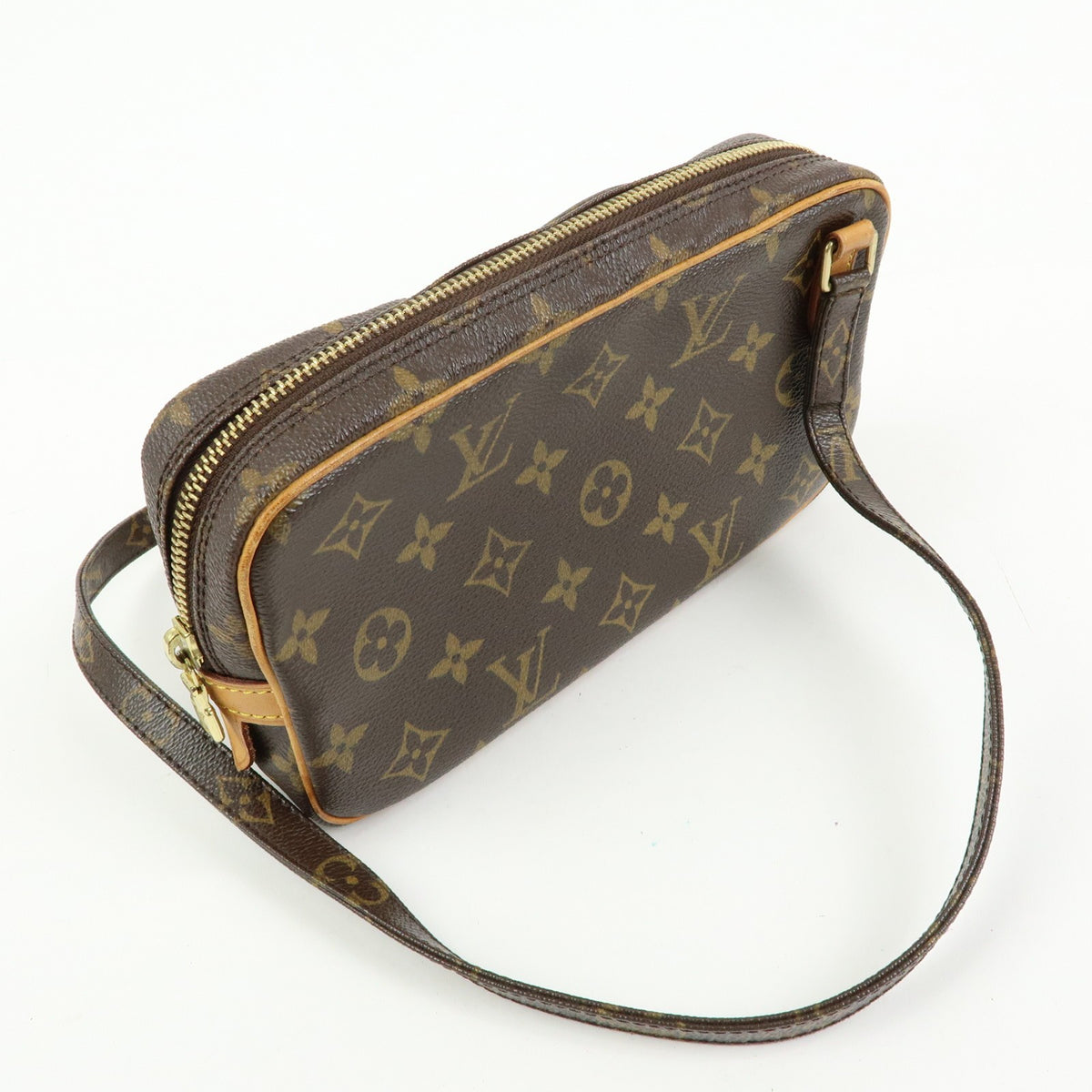 Louis Vuitton Pochette Marly Bandouliere Monogram Canvas, Brown, Canvas, Handbag