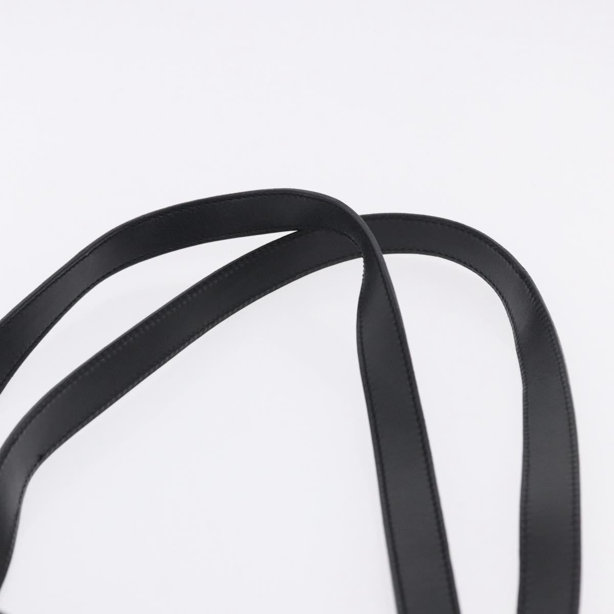 Celine Vintage Macadam Canvas and Leather, Black, Canvas, Shoulder Bag