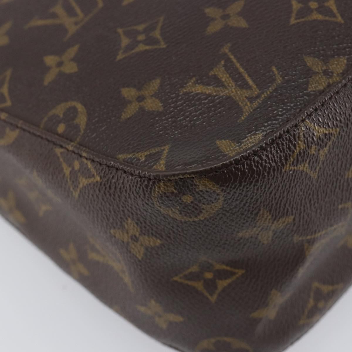 Louis Vuitton Looping Monogram Canvas, Brown, Canvas, Handbag
