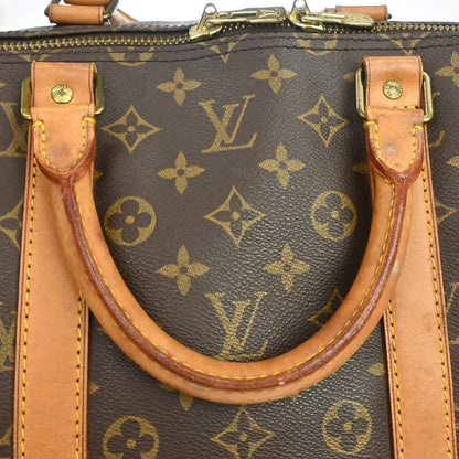 Louis Vuitton Keepall Monogram Canvas, Brown, Canvas, Travel Bag