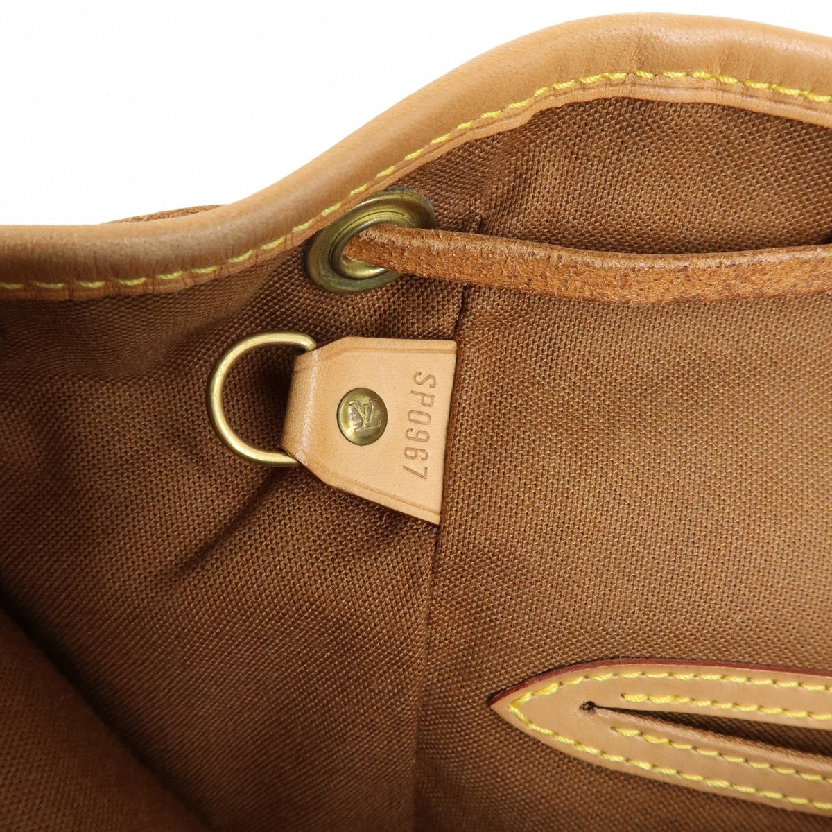Louis Vuitton Vintage Montsouris Monogram Canvas, Brown, Canvas, Backpack