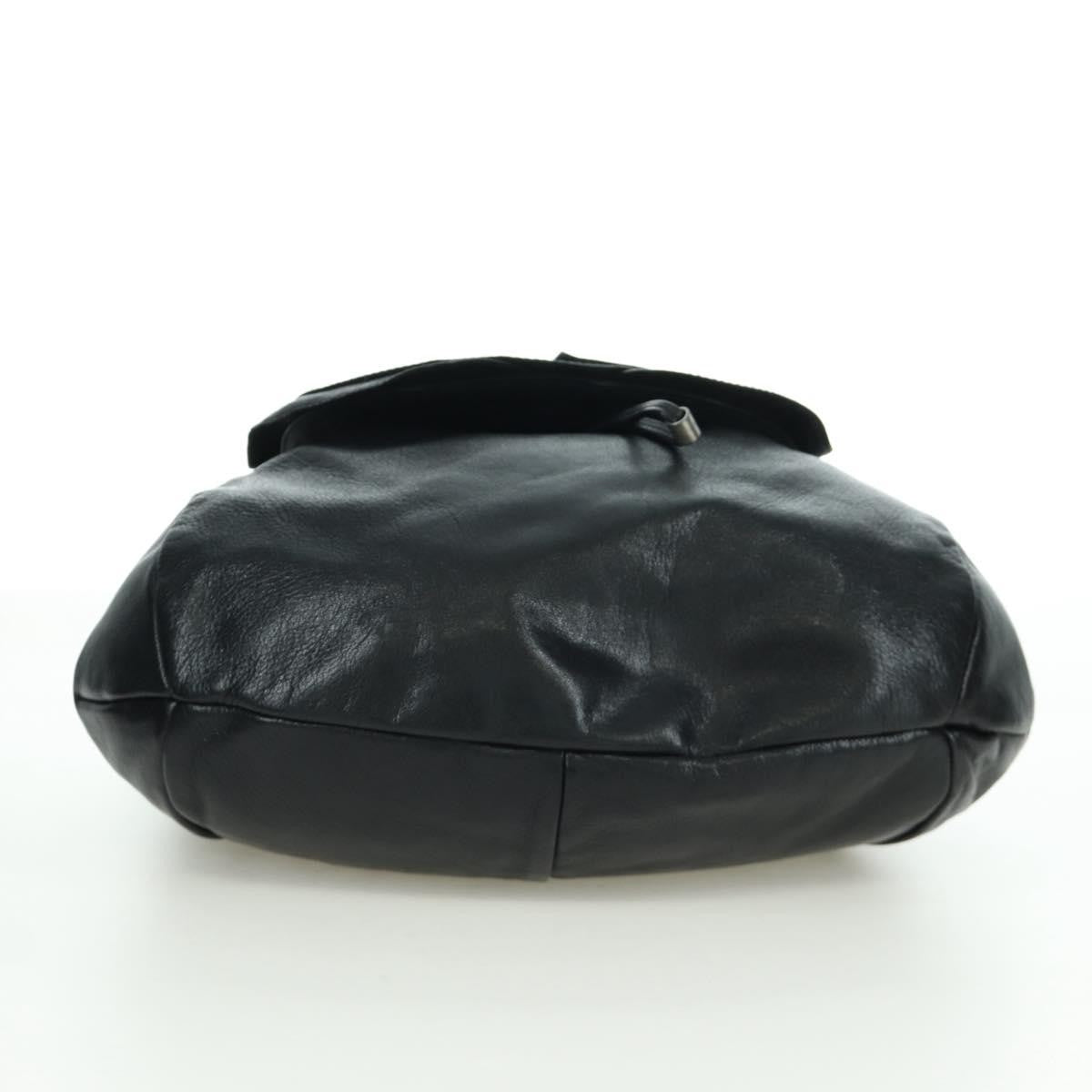 Saint Laurent Vintage Shoulder bag Leather, Black, Leather, Shoulder Bag