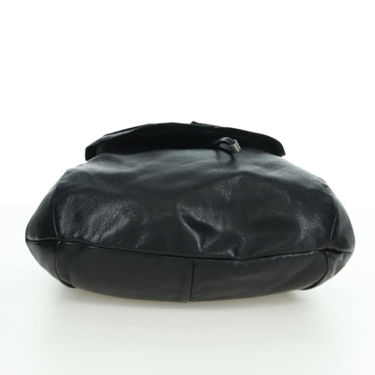 Saint Laurent Vintage Shoulder bag Leather, Black, Leather, Shoulder Bag
