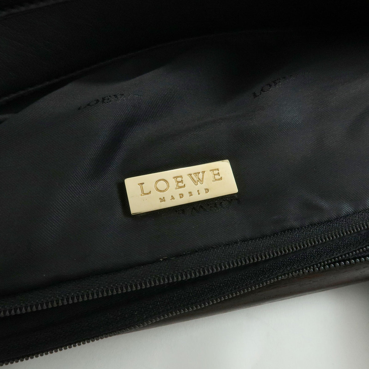 Loewe Tote Leather, Black, Leather, Tote Bag