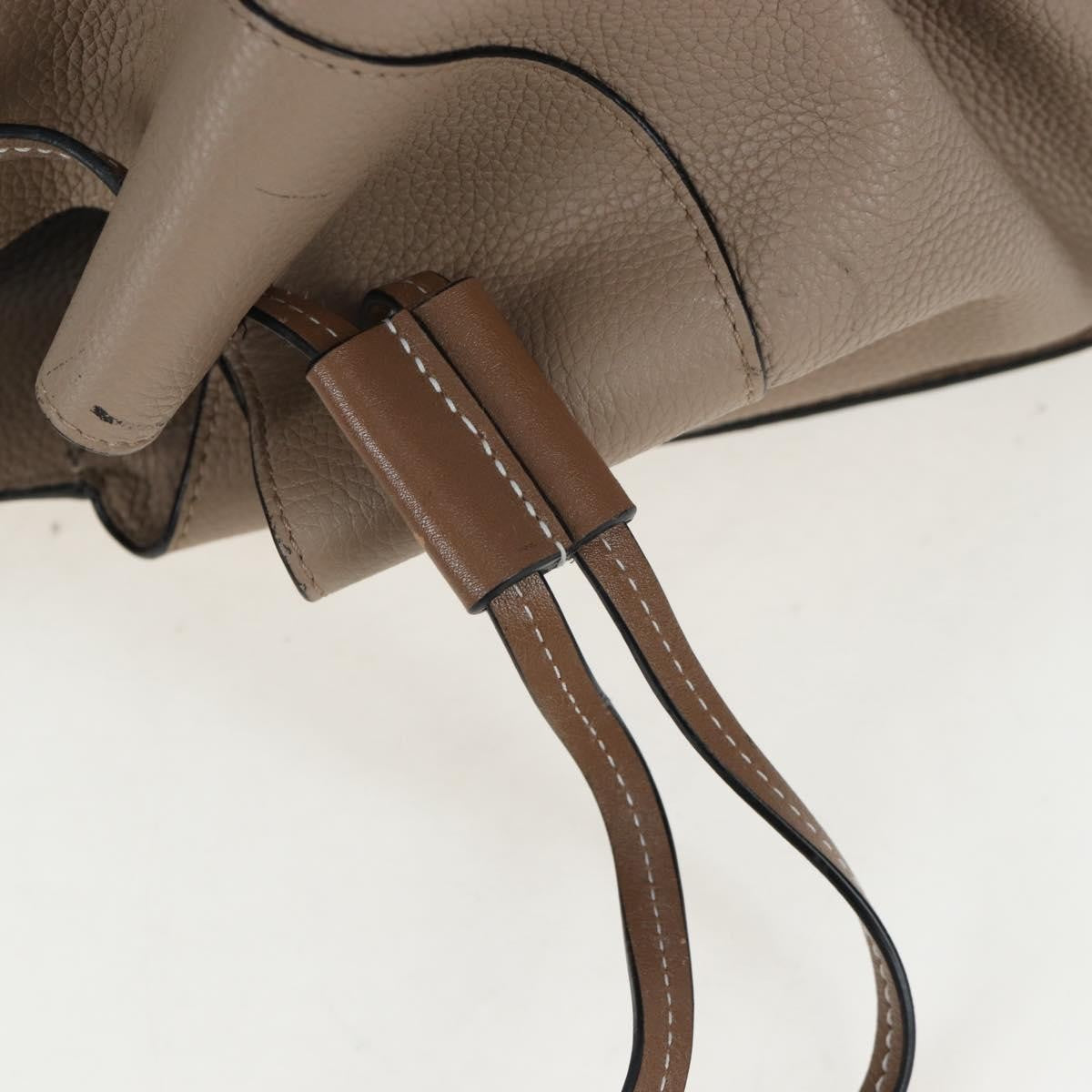 Loewe Hammock Leather, Beige, Leather, Handbag