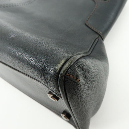 Cartier Marcello Leather, Black, Leather, Handbag