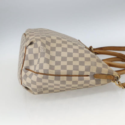 Louis Vuitton Riviera Damier, Beige, Canvas, Handbag
