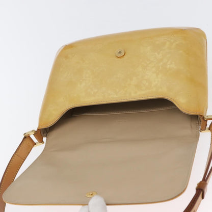 Louis Vuitton Thompson Street Monogram Vernis, Beige, Patent Leather, Shoulder Bag
