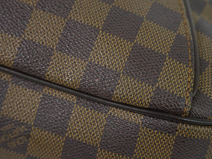 Louis Vuitton Thames Damier Ebene, Brown, Canvas, Shoulder Bag