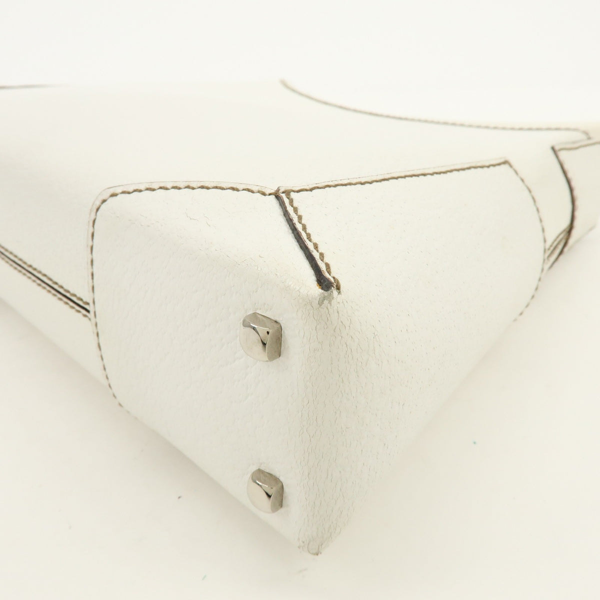 Salvatore Ferragamo Shoulder Bag Leather, White, Leather, Shoulder Bag