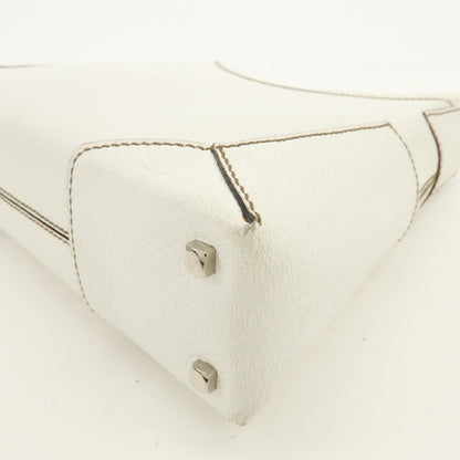 Salvatore Ferragamo Shoulder Bag Leather, White, Leather, Shoulder Bag