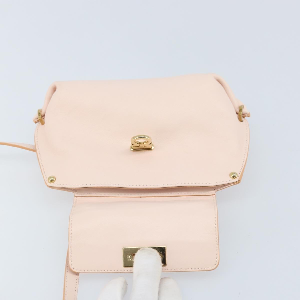 Salvatore Ferragamo Sofia Satchel Leather, Pink, Leather, Handbag