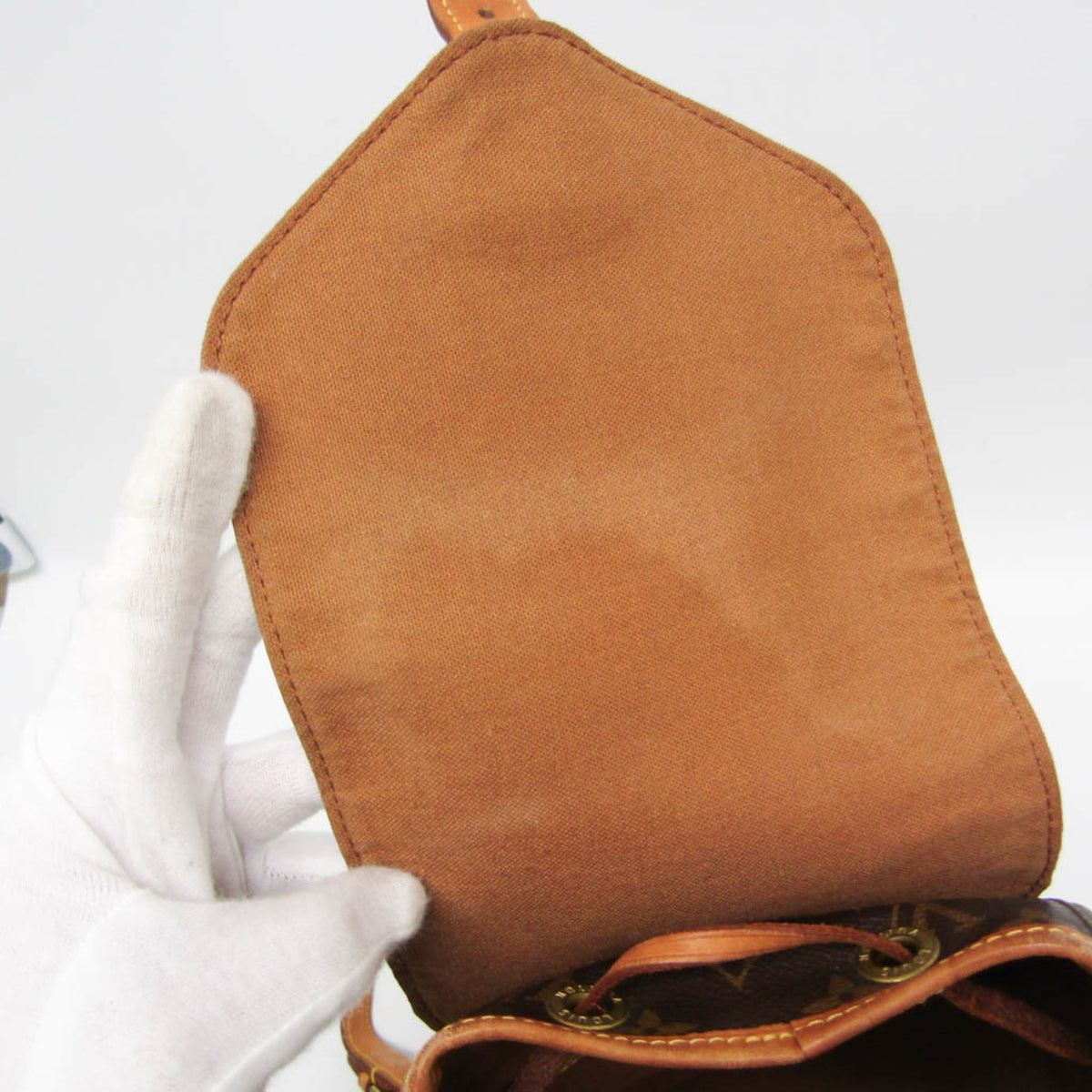 Louis Vuitton Vintage Montsouris Monogram Canvas, Brown, Canvas, Backpack