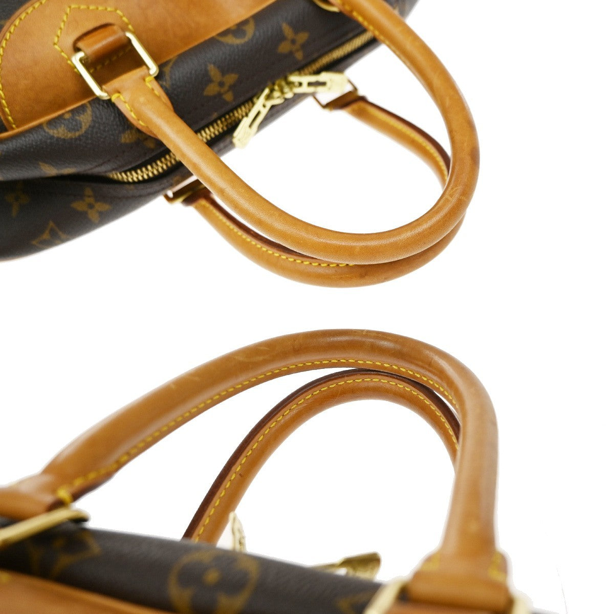 Louis Vuitton Deauville Monogram Canvas, Brown, Canvas, Handbag