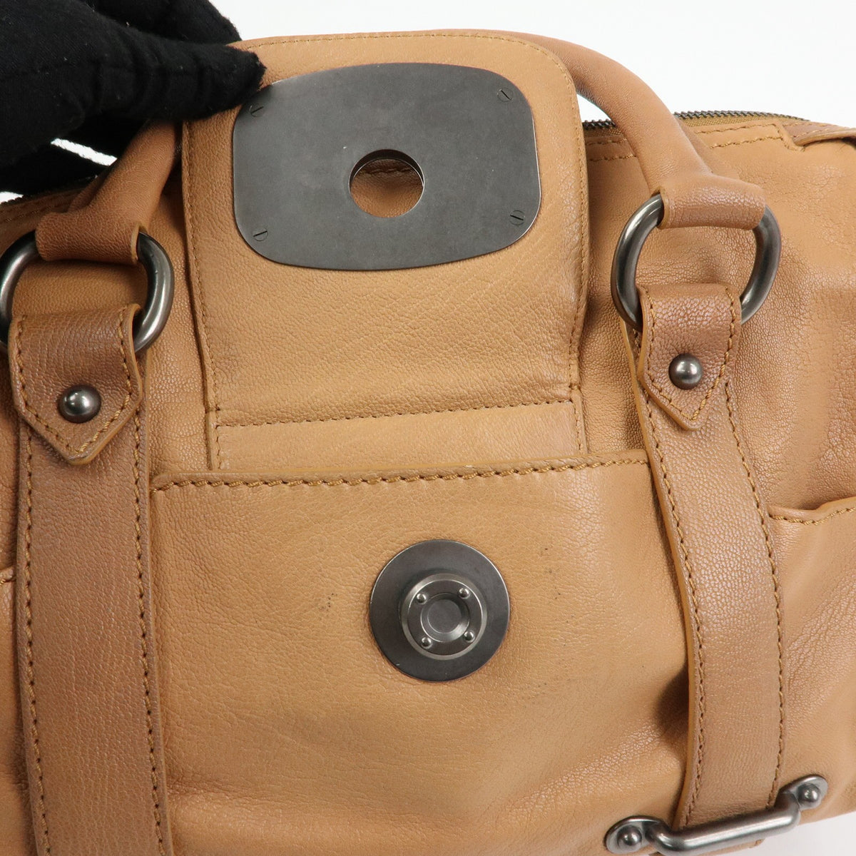 Celine Handbag Leather, Brown, Leather, Handbag