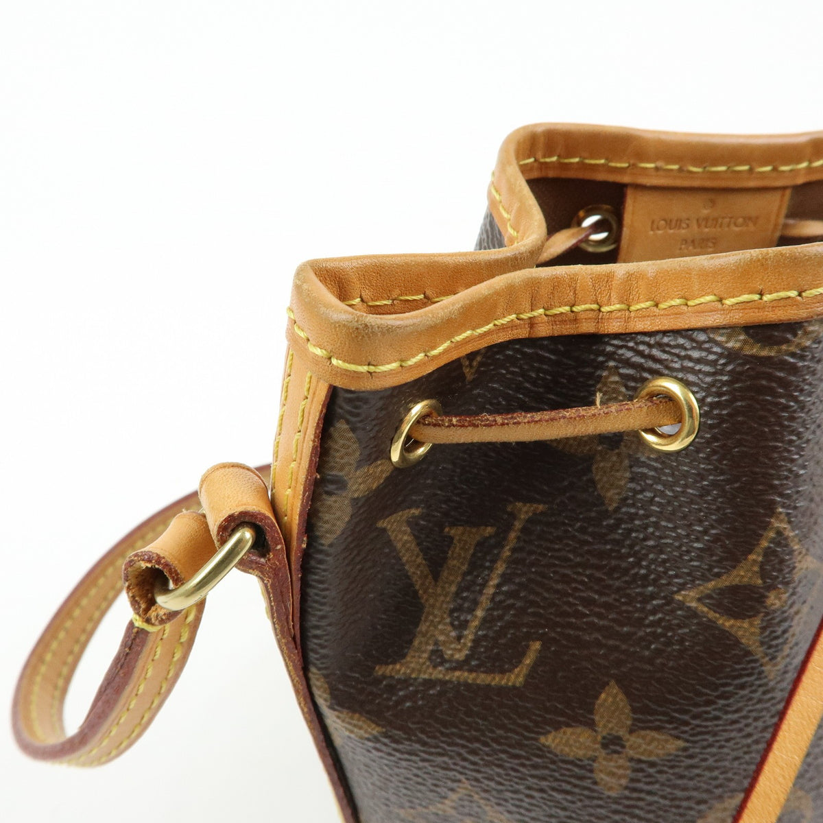 Louis Vuitton Noe Monogram Canvas, Brown, Canvas, Shoulder Bag