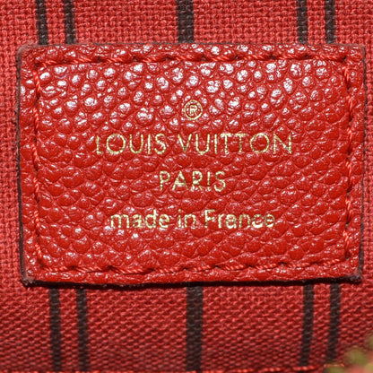Louis Vuitton Speedy Bandouliere NM Monogram Empreinte Leather, Red, Leather, Handbag