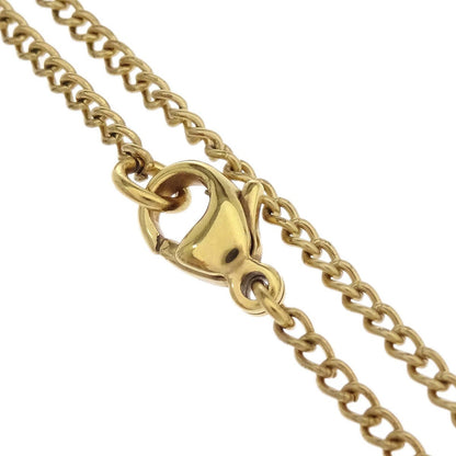 Chanel Vintage CC Round Pendant Choker Metal, Gold, Gold Plated, Necklace