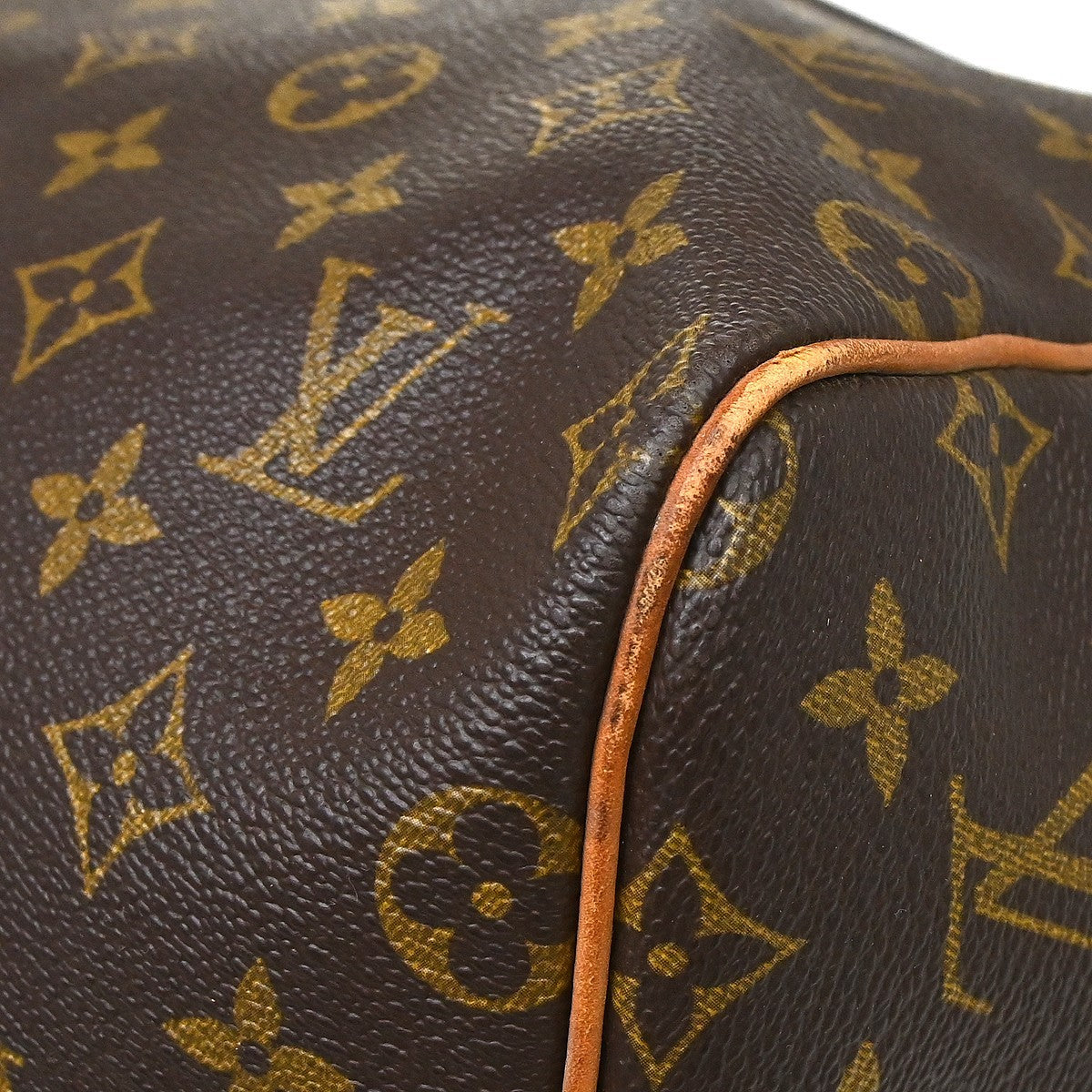 Louis Vuitton Keepall Monogram, Brown, Canvas, Travel Bag