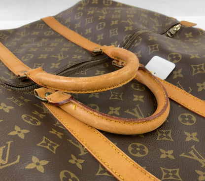 Louis Vuitton Keepall Bag Monogram Canvas, Brown, Canvas, Travel Bag