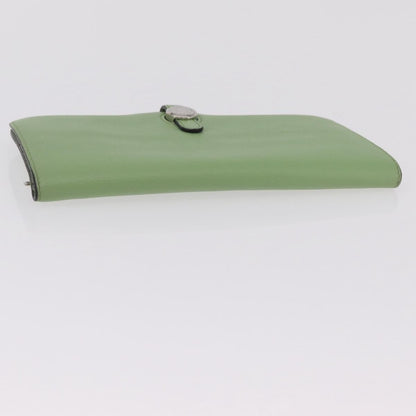Hermes Dogon Recto Verso Leather, Green, Leather, Wallet