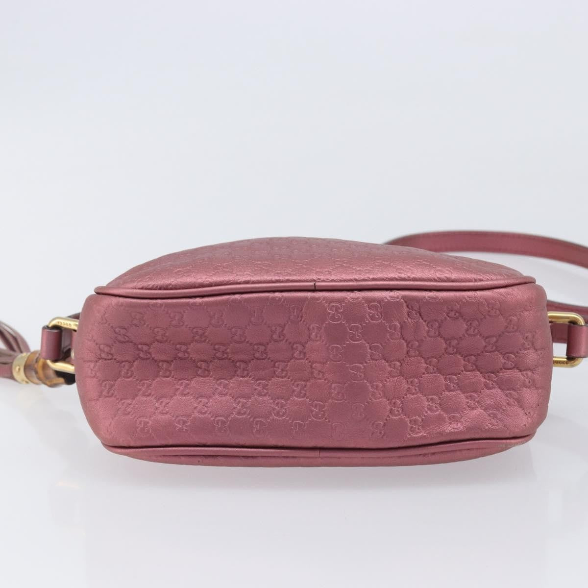 Gucci Sunshine Disco Microguccissima Leather, Pink, Leather, Crossbody Bag