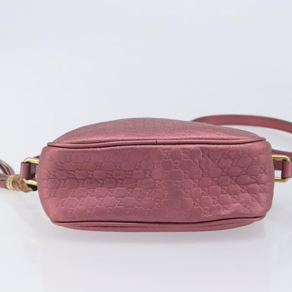 Gucci Sunshine Disco Microguccissima Leather, Pink, Leather, Crossbody Bag