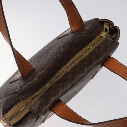 Celine Macadam Canvas, Brown, Canvas, Tote Bag