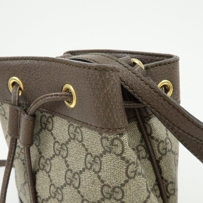 Gucci Ophidia Bucket GG Coated Canvas, Beige, Canvas, Handbag