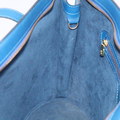 Louis Vuitton Saint Jacques Epi Leather, Blue, Leather, Handbag