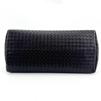 Bottega Veneta Capri Intrecciato Nappa, Black, Leather, Tote Bag