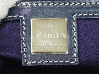 Fendi Vintage shoulderbag Canvas, Navy, Canvas, Shoulder Bag