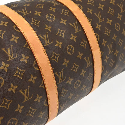 Louis Vuitton Keepall Monogram Canvas, Brown, Canvas, Travel Bag