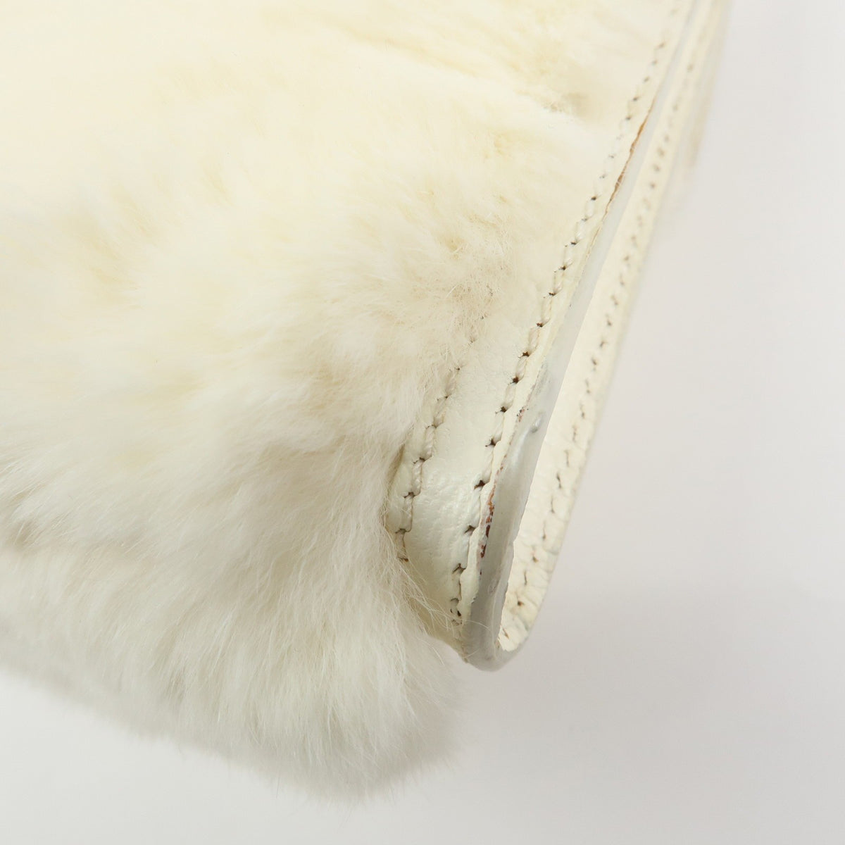 Celine Triomphe Leather, Beige, Leather, Shoulder Bag